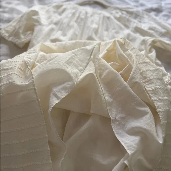 NWT Madewell Cream Dress Bubble Midi. New With Tag. Women’s Size Medium. - Picture 11 of 14